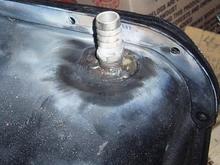 Oil return to sump. Told you it's not pretty.