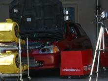 My race car on the dyno in 08 600hp 430tq FRANKBUILT