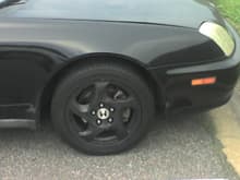 my prelude wheels i painted black