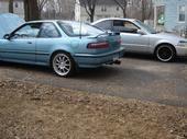 my civic and my boys B20 integra