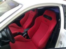 Can never go wrong with JDM ITR red Recaro's!