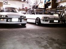 the garage