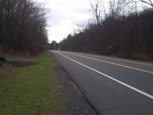 Practice strecth on the main road. 1.5 miles long.