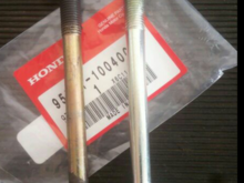 New bolts for the starter