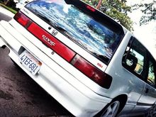 Installed New rear garnish with eBay Special Edition Sticker.