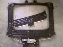 Trim sunroof undertray