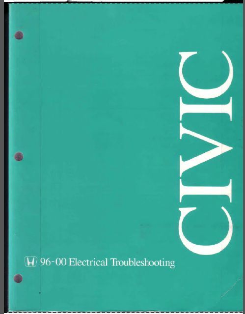 98 Civic - Wiring diagram/Help with connector wires - Honda-Tech