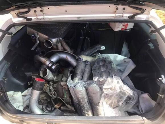 Packed up
