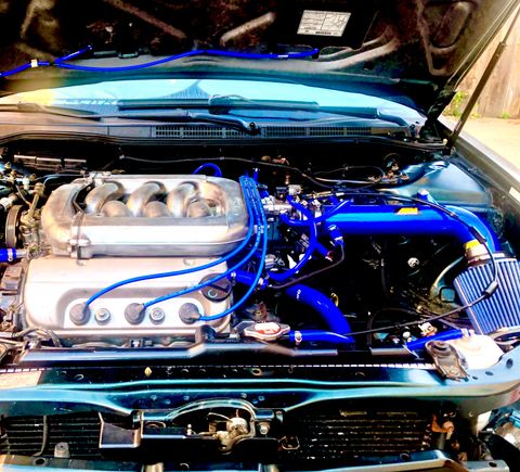 New engine. But didn’t look as new as my old engine. My old engine was much better condition and not as used. I even replaced my oil cap for my old engine because this one was looking bad