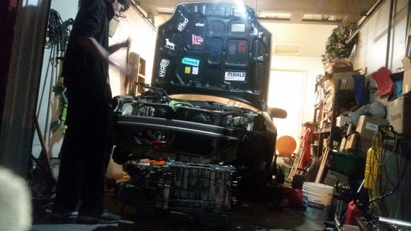 Finally the engine was out after afew hours