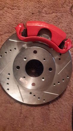 With caliper