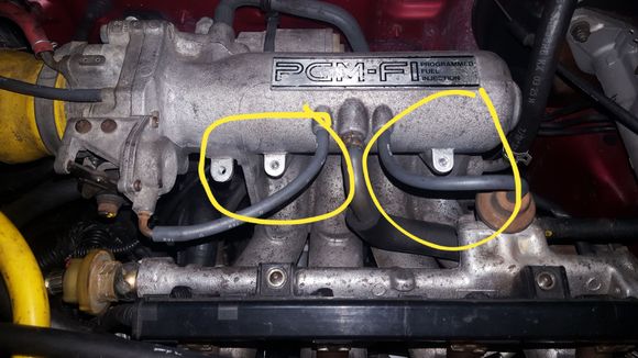 Missing parts for the areas circled 
