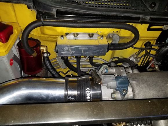 Middle port feeds solenoid, left feeds purge valve, right is boost source and the far right is for catch can
