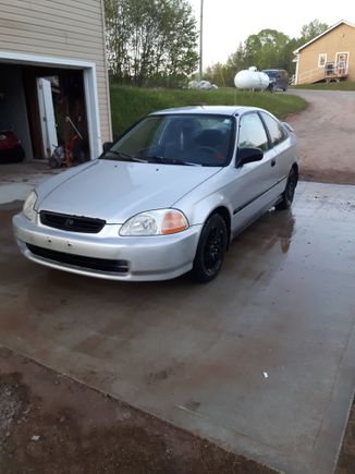 The car when I first bought it, and after a nice pressure wash