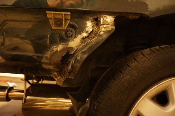 Amazing how much rust is acutally there and this is a "clean" car for this area