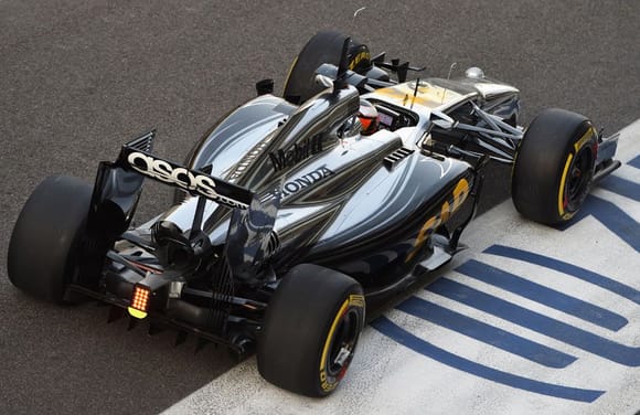Backside of McLaren-Honda