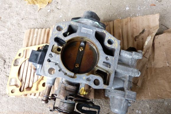 I removed the gasket from the throttle body...