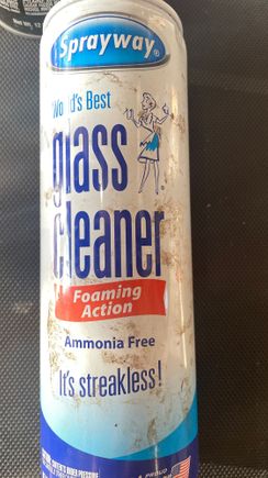 Clean thoroughly with this or wax and grease remover after scuffing with red scotch beige pad 