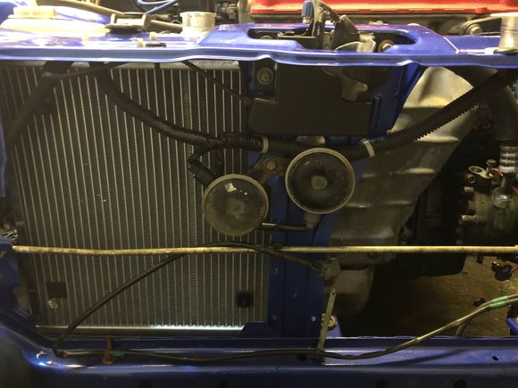 Got weird and installed a second stock horn. Make your ears bleed. But then it got me thinking to install some synconized clean sounding horns. Maybe this is a double posted pic, don’t remember and can’t look back with ease.