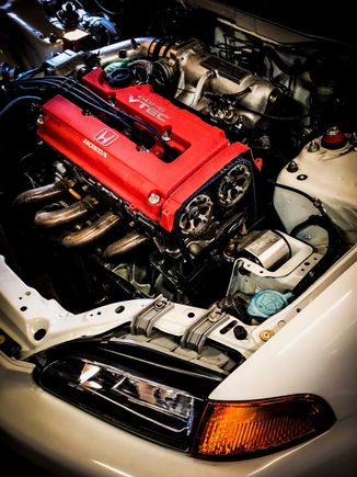 His motor setup makes 200 ho solid car runs great.