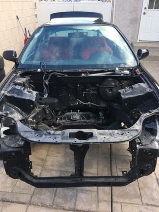 Took it home and started to go to town on it. 