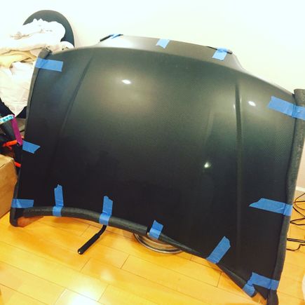 Today's pick up was a fiber image sir hood! So light I can't wait to slap it on!