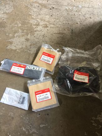 Some OEM parts best part is opening and putting them on