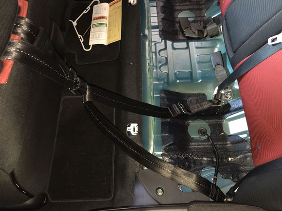 Another look at the belts mounted but not pulled right yet