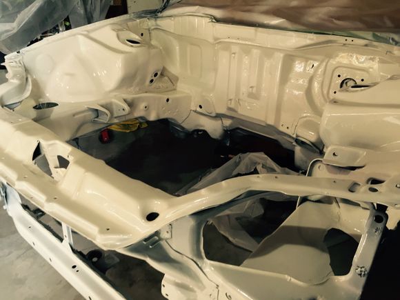 Bay is all painted and ready to put it back together.