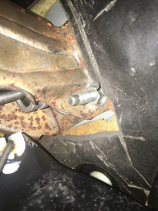 Primary install of the pedal