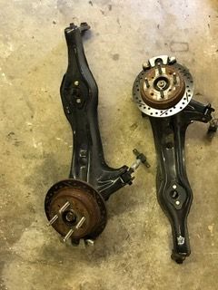 rear disc brake trailing arms with pic spherical bearing and abs compatible 575.00