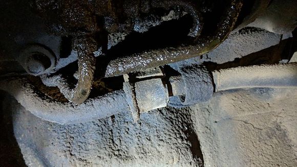 Bushing is completely out of the collar.