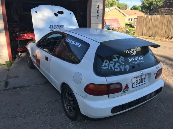 Now that it runs I can finally take it in to get vinyl wrapped.