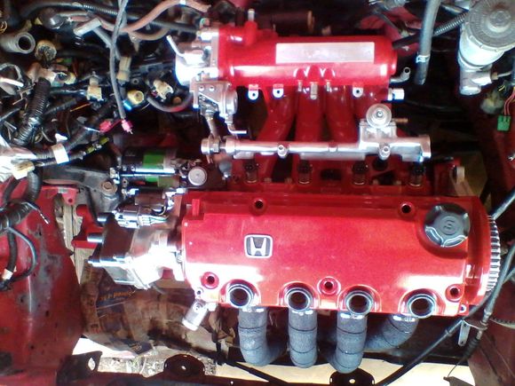 "The plugs are in the holes and the cover was removed for the photo.