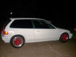 the night i first got her all i puton her was  her shoes