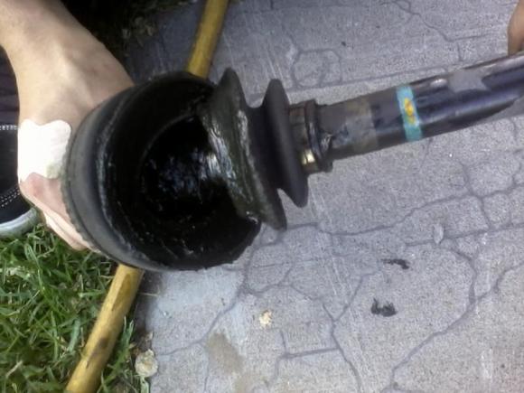 Old driver side CV Axle