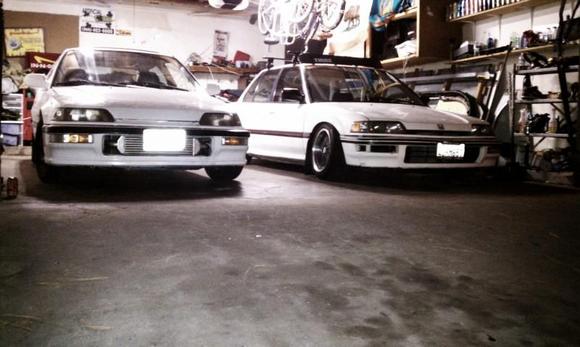 the garage