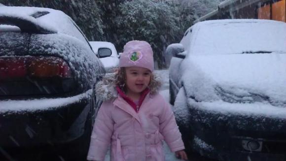 My Daughters first time in snow