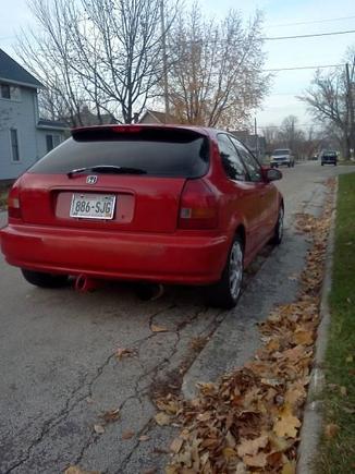right before i picked it up