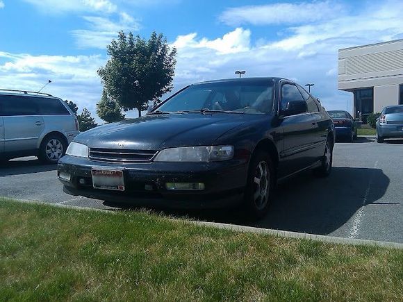 Before any upgrades. Don't mind the bugs splattered all over the front... I had just got back from a 200 mile road trip.
