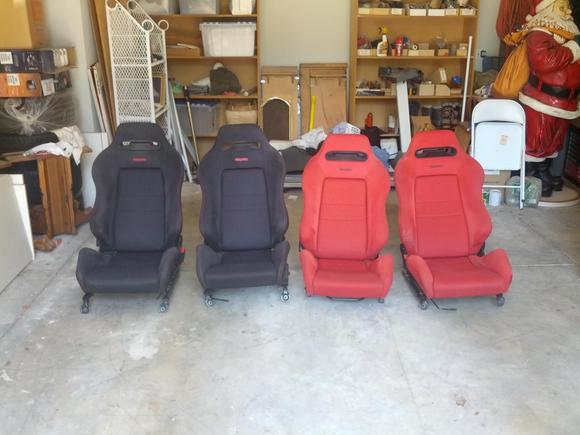 Sold the reds, bought some blacks