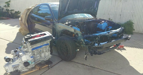 Motor ready to go in.