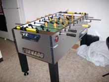 my sons sweet ITSf tournament foosball table