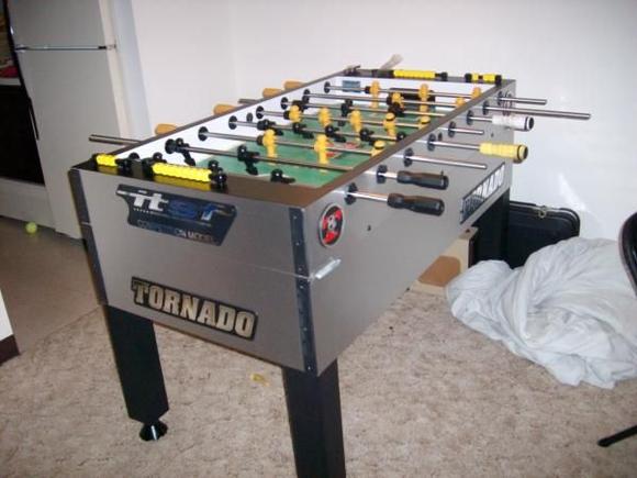 my sons sweet ITSf tournament foosball table