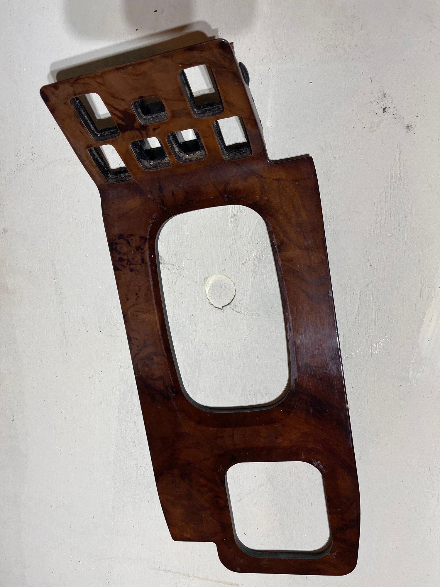 Interior/Upholstery - Wood shifter bezel trim deck switch plate - Used - 1998 to 2004 Land Rover Discovery - West Chester, OH 45069, United States