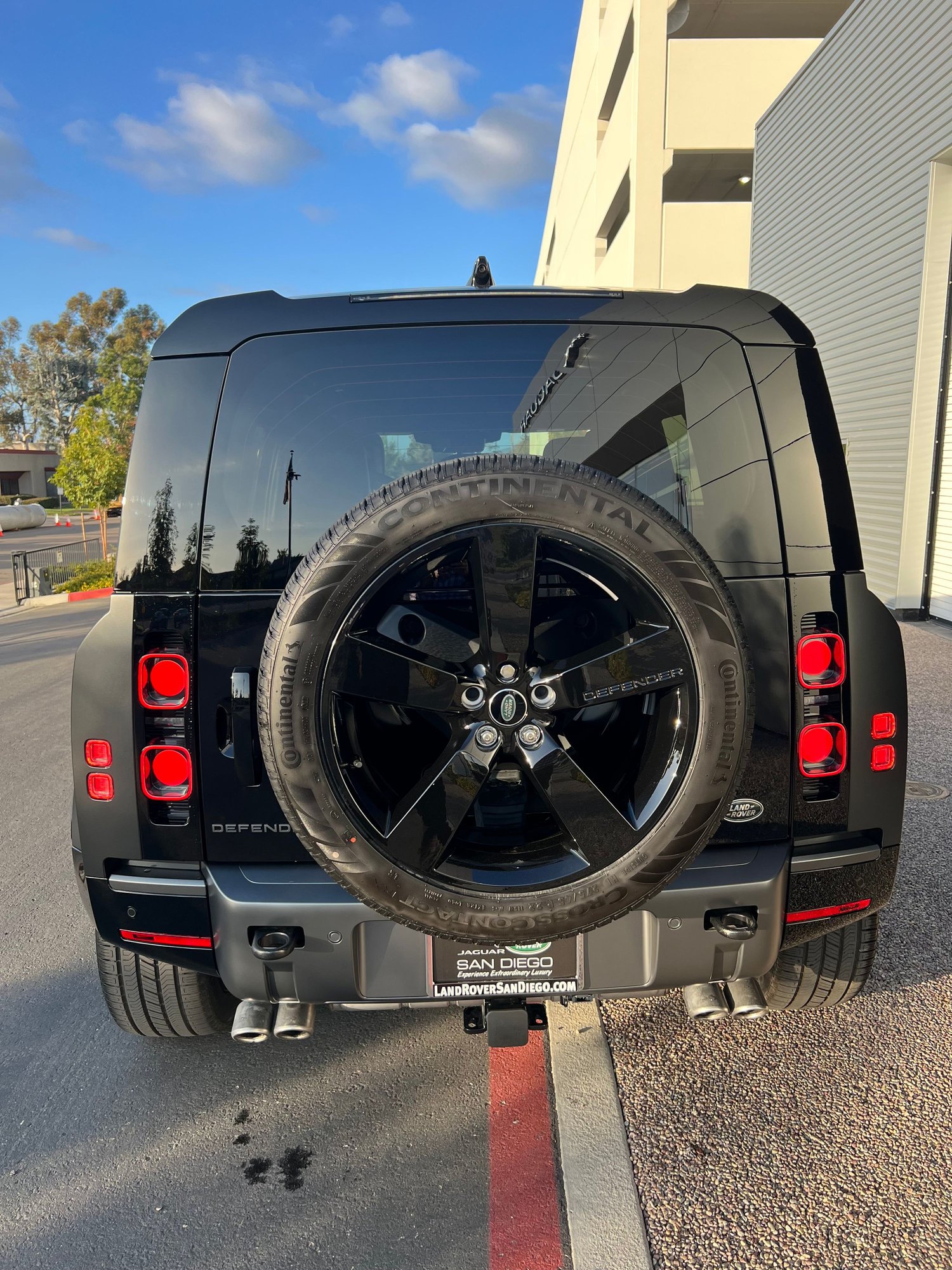 Wheels and Tires/Axles - 22" gloss black wheel and tire from my V8 Defender for sale! - Used - 2023 Land Rover Defender 110 - San Diego, CA 92130, United States