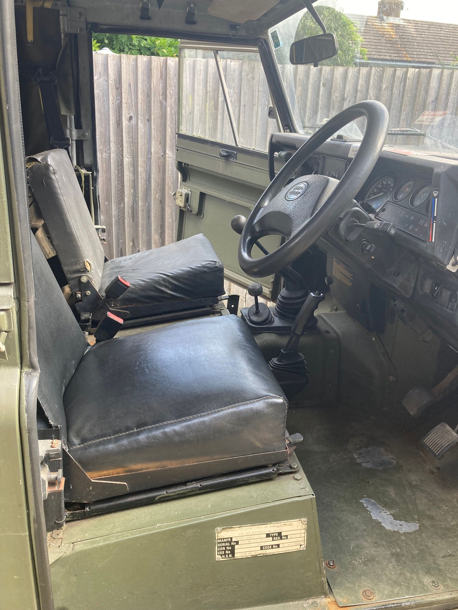 1994 Land Rover Defender 90 - Ex-army Land Rover 90 - Used - VIN SALLDVAC7LA938508 - 25,093 Miles - 4 cyl - 4WD - Manual - Convertible - Other - Ringmer BN85JU, United Kingdom