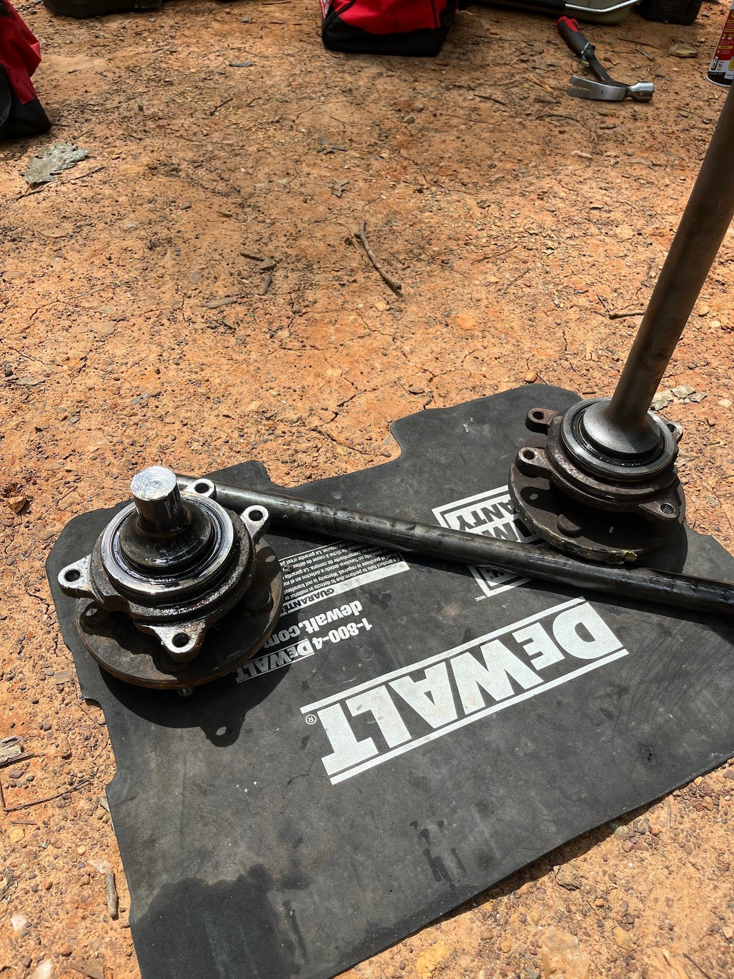 First time having to do a repair like this on a trip