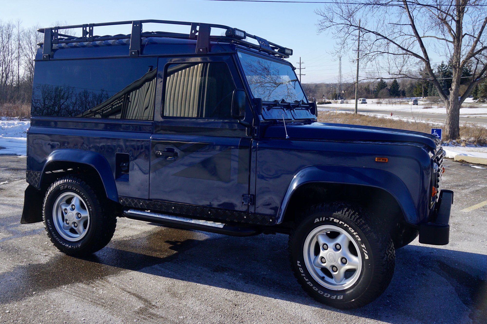 1989 Land Rover Range Rover - 1989 Right Hand Drive Defender 90 Turbo Diesel - Used - VIN SALLDVAB7FA376782 - 157,600 Miles - 4 cyl - 4WD - Manual - SUV - Blue - Ann Arbor, MI 48103, United States