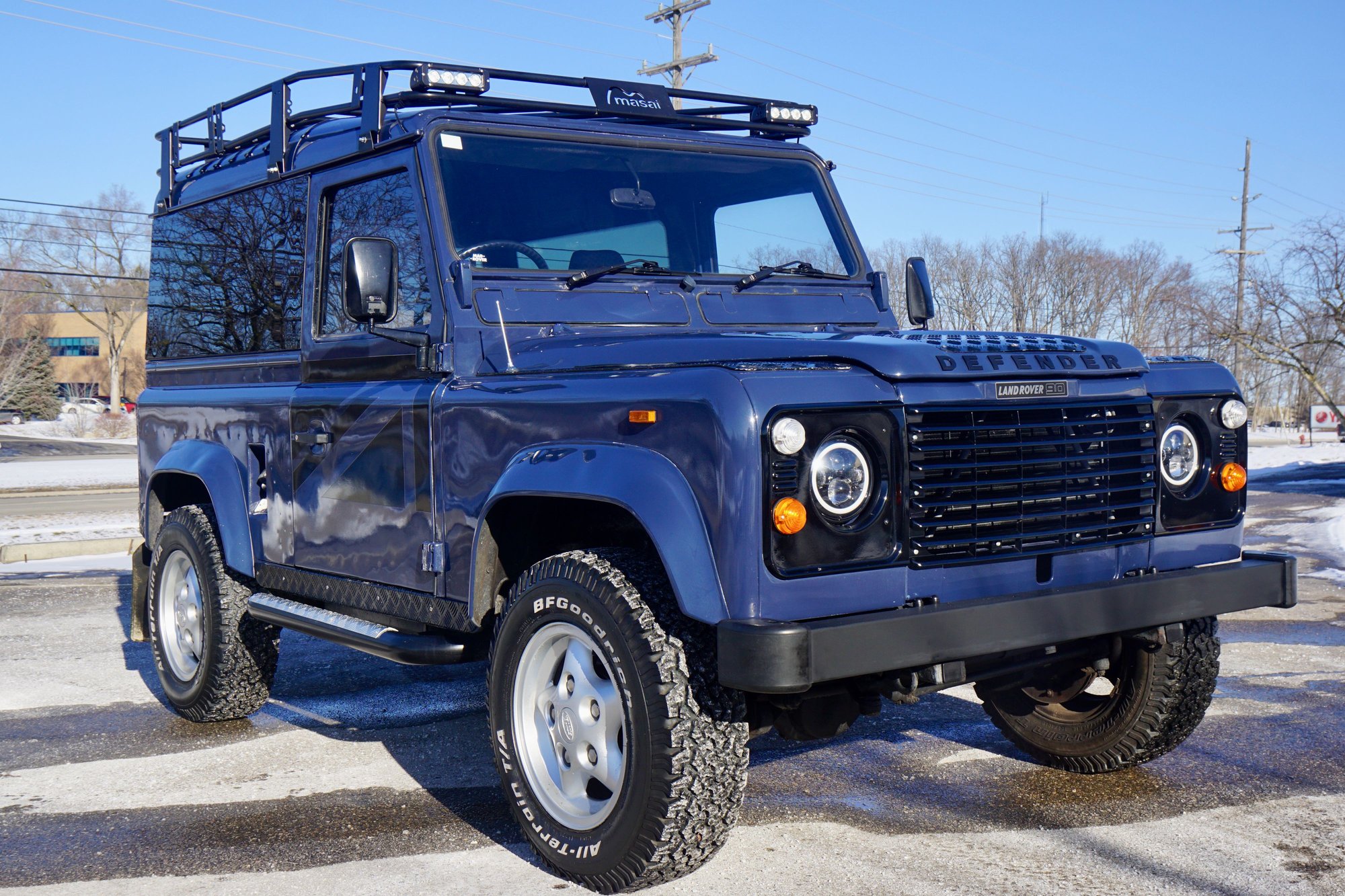 1989 Land Rover Range Rover - 1989 Right Hand Drive Defender 90 Turbo Diesel - Used - VIN SALLDVAB7FA376782 - 157,600 Miles - 4 cyl - 4WD - Manual - SUV - Blue - Ann Arbor, MI 48103, United States